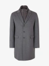 HERNO HERNO COMBINED CASHMERE COAT
