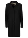 Herno Concealed Coat In Nero