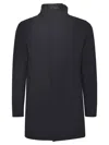 Herno Concealed Parka In Navy