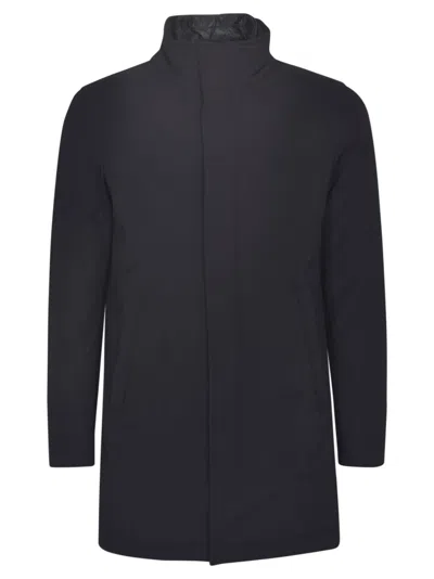 Herno Concealed Parka In Blue