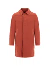 Herno 히든 프런트 코트 In Red