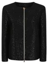 Herno Contemporary Short Jacket With Two-way Zip Closure