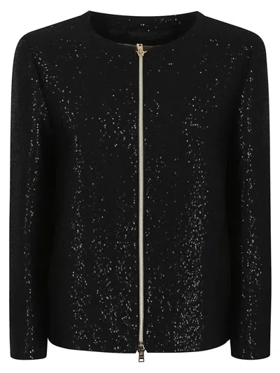 Herno Contemporary Short Jacket With Two-way Zip Closure