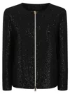 Herno Contemporary Short Jacket With Two-way Zip Closure
