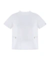 Herno T-shirt In Chic Cotton Jersey And New Techno Taffeta In White