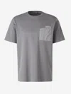 Herno Contrast Pocket T-shirt In Contrast Pocket On The Front