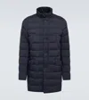Herno Midnight Blue Polyester Down Jacket In Blue
