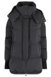 Herno Long Length Quilted Hooded Down Jacket