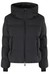 Herno Doublelayer Down Jacket With Hood In Black