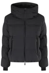 Herno Doublelayer Down Jacket With Hood In Black