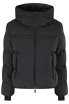 Herno Doublelayer Down Jacket With Hood In Black