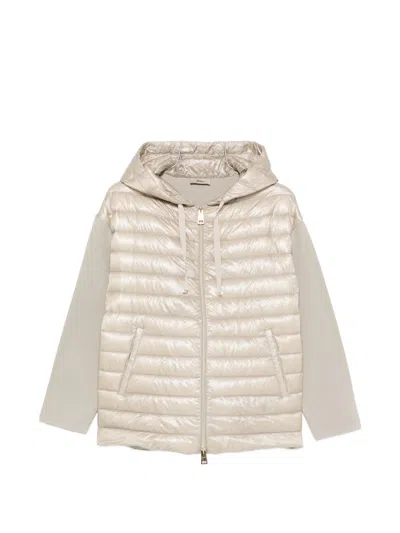 Herno Cotton And Nylon Down Jacket In Gray