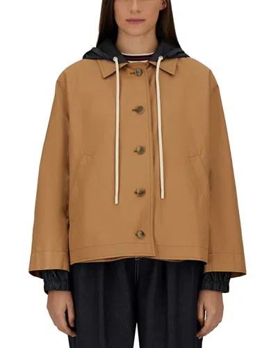 Herno Women's Cotton & Techno Taffeta Reversible Jacket In Brown