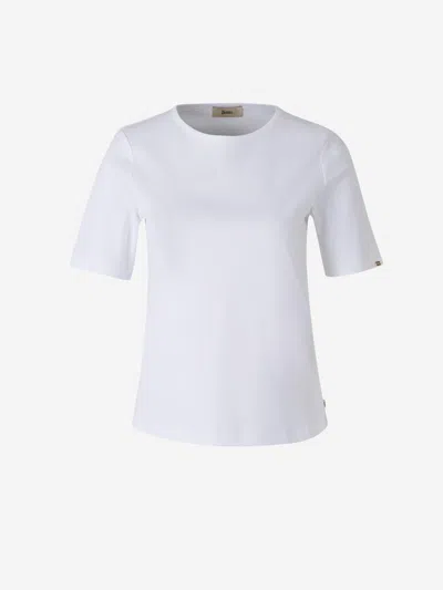 HERNO HERNO COTTON BUTTON T-SHIRT