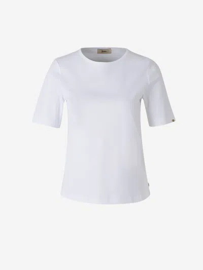 HERNO HERNO COTTON BUTTON T-SHIRT