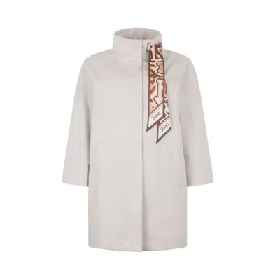 Herno Cotton Coat In White