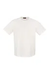 Herno T-shirt In Superfine Cotton Stretch And Light Scuba