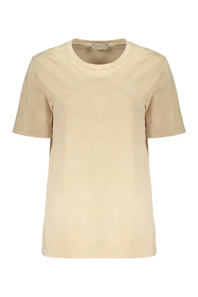 Herno Cotton Crew-neck T-shirt In 中性色