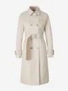 Herno Delon Detta Double Breast Trench Coat In Beige