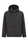 Herno Long-sleeved Down Jacket In Black