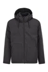 Herno Long-sleeved Down Jacket In Black