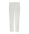 Herno Cotton Feel Trousers With Drawstring In White
