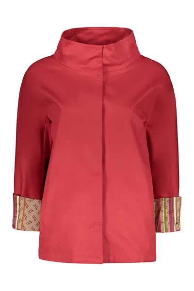 Herno Cotton Jacket In Red