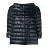 Herno Down Feather Winter Jacket With Quilted Sleeves