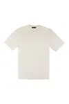 Herno T-shirt In Superfine Cotton Stretch And Light Scuba
