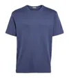 Herno Classic Cotton Blend T-shirt In Blue