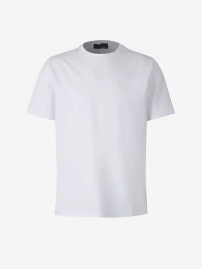 Herno Cotton Logo T-shirt In White