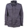Herno Blue Cotton Jacket In Blue