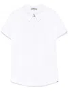 Herno White Cotton Polo Shirt With Classic Collar