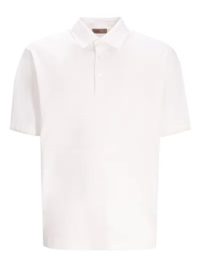 Herno Cotton Polo Shirt In White