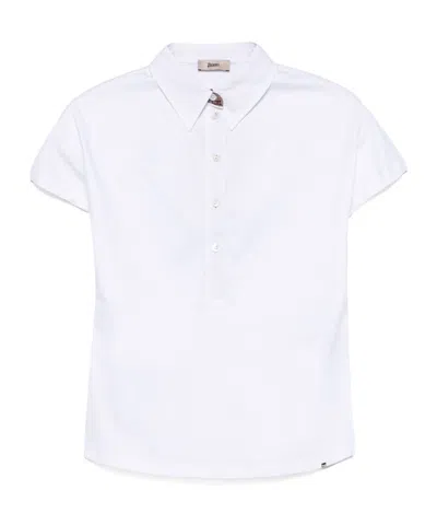HERNO COTTON POLO TOP
