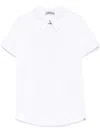 Herno White Cotton Polo Shirt With Classic Collar In White