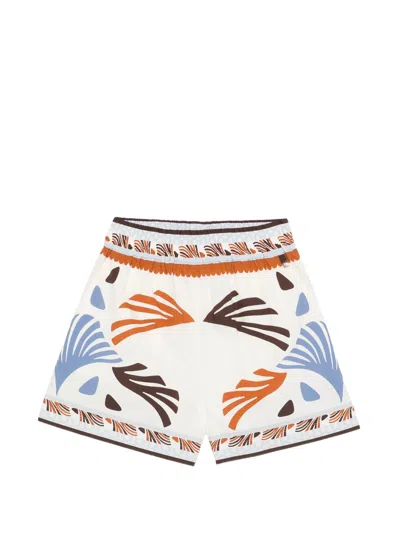Herno Cotton Polyester Pants In White