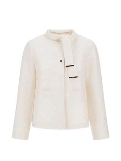 Herno Cotton Polyester Polyamide Jacket In Neutral