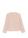 Herno Cotton Polyester Polyamide Jacket In Pink