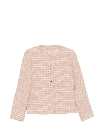 Herno Cotton Polyester Polyamide Jacket In Pink