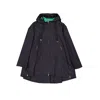 Herno Cotton Shell Coat In Black
