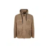 Herno Cargo Cotton Jacket In Brown