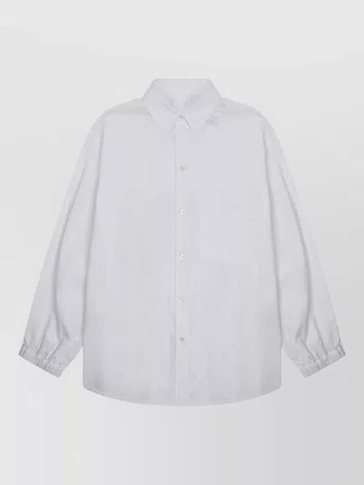 Herno Cotton Shirt Collared Neck Long Sleeves Pocket In Gray