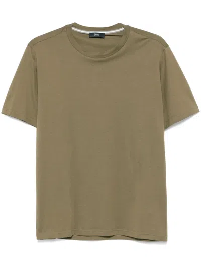 Herno Cotton Shirt In Green