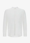 Herno Long Sleeved Button-fastened Shirt In White