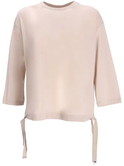 Herno Cotton Sweater In Pink