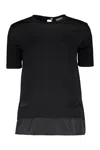 Herno Layered Short-sleeve Cotton Top