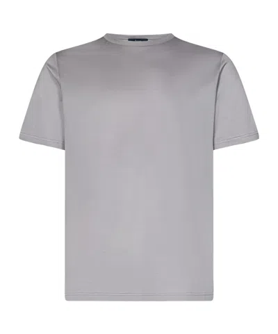 Herno Cotton T-shirt In Gray