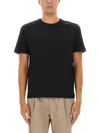 Herno Classic Black Crew Neck T-shirt In Cotton In Black