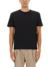 Herno Classic Black Crew Neck T-shirt In Cotton In Black